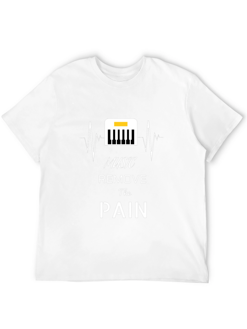 Music Removes Pain Black T-Shirt