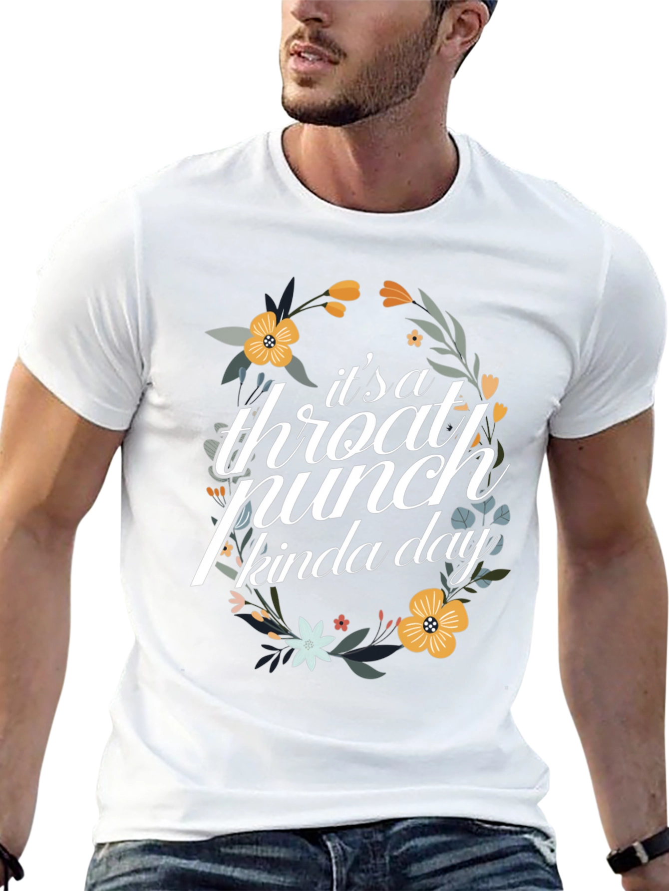Throat Punch Kinda Day Graphic Tee