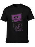 Rock and Roll Cassette Tape Graphic T-Shirt