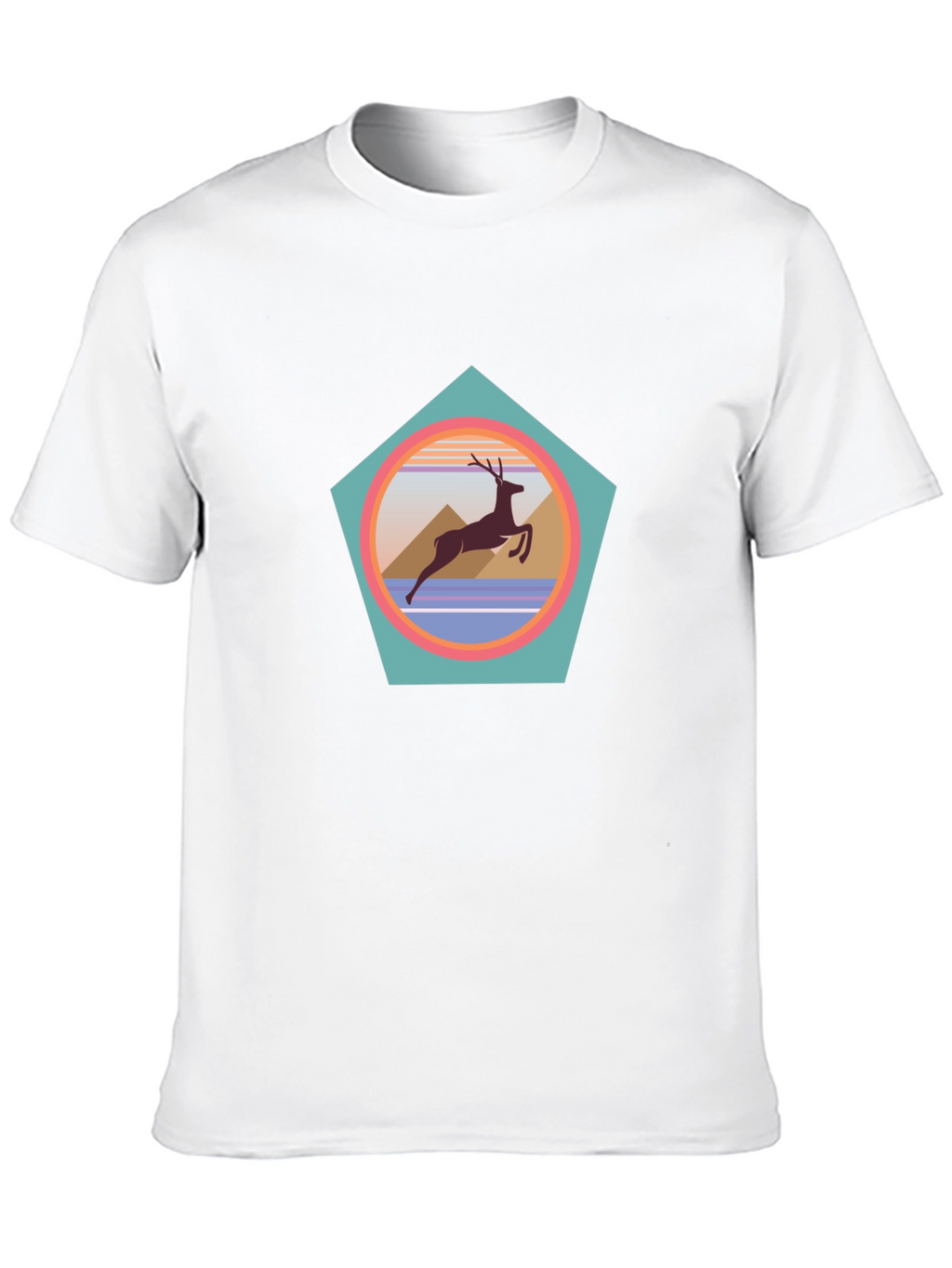 Retro Deer Graphic Tee