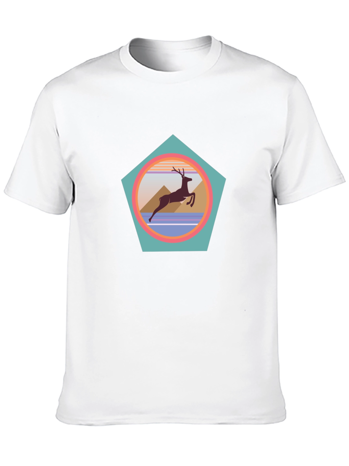 Retro Deer Graphic Tee
