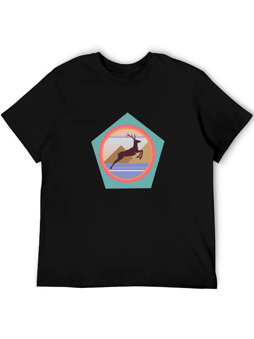 Retro Deer Graphic Tee