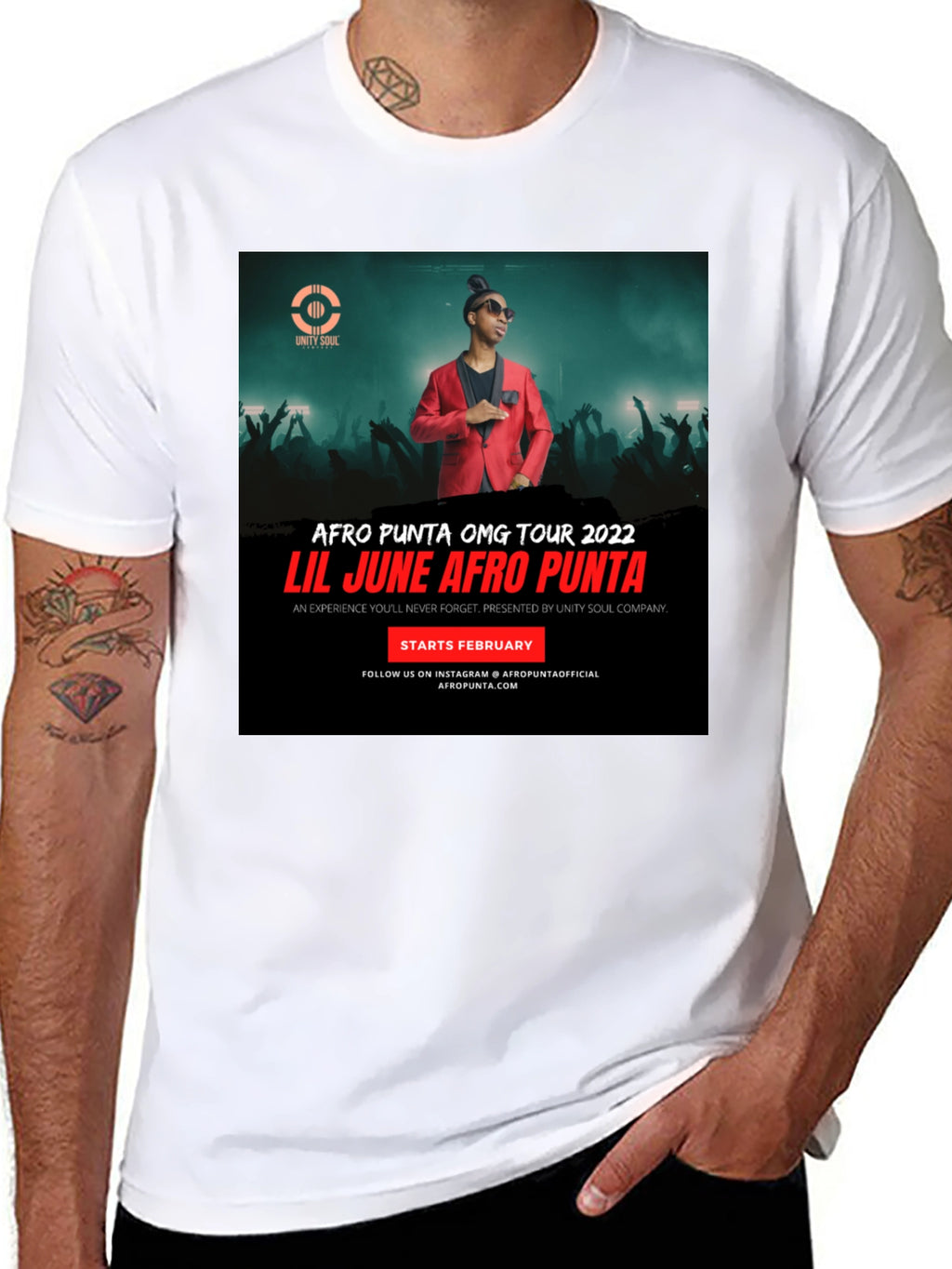 Afro Punta OMG Tour 2022 T-Shirt