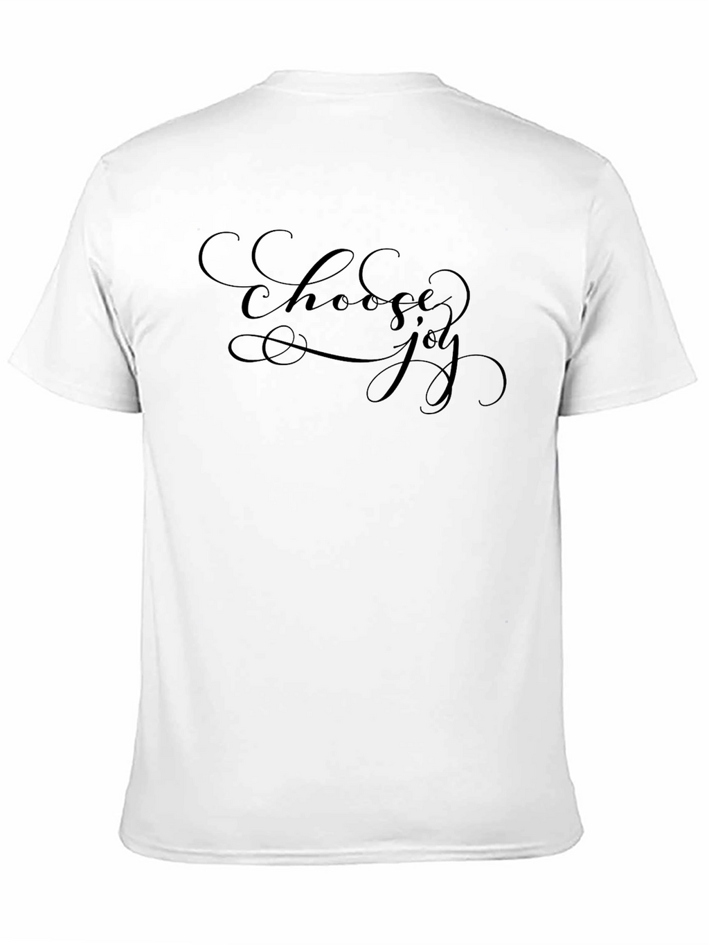 Choose Joy Black T-Shirt - Inspirational Design