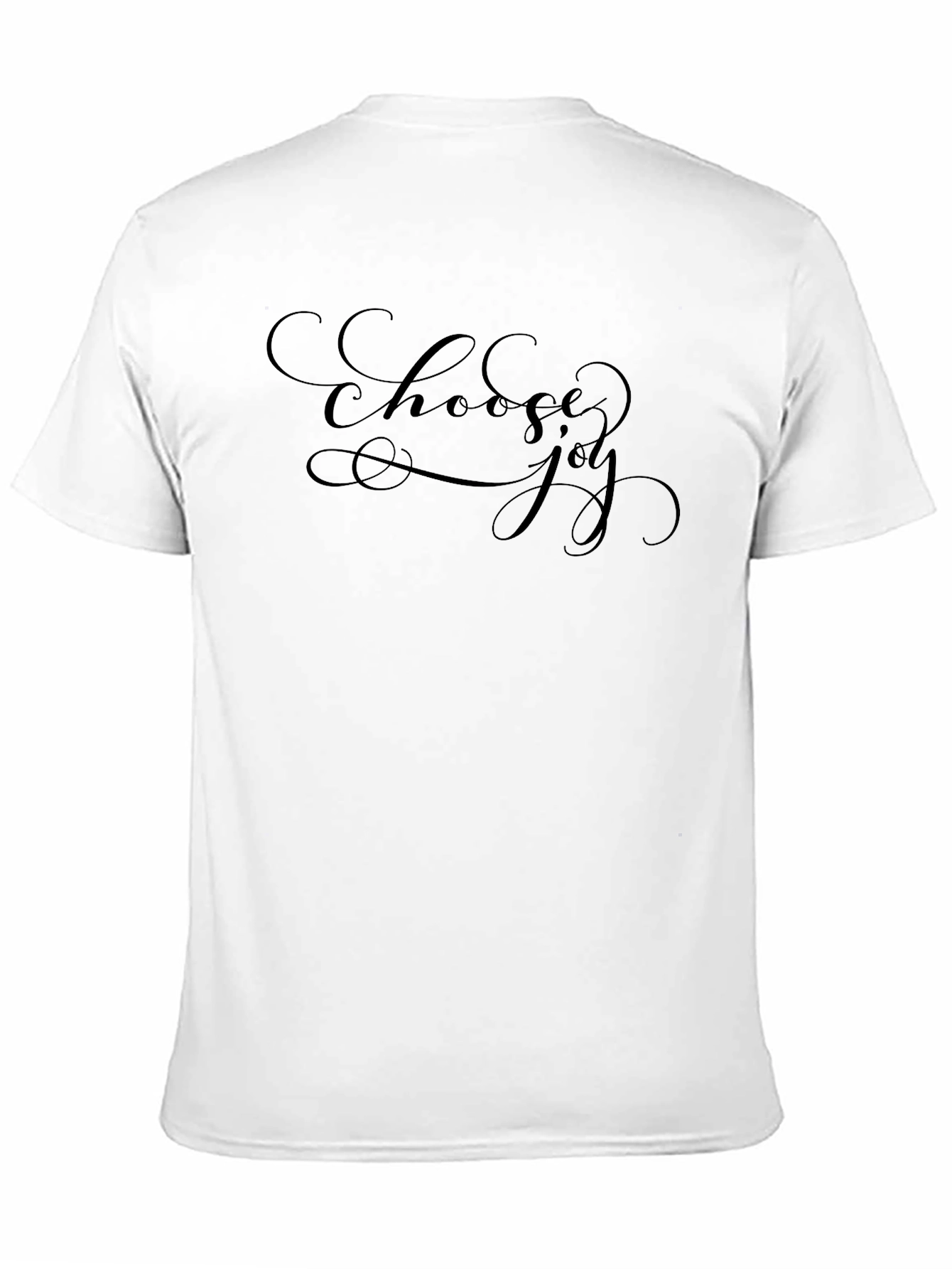Choose Joy Black T-Shirt - Inspirational Design
