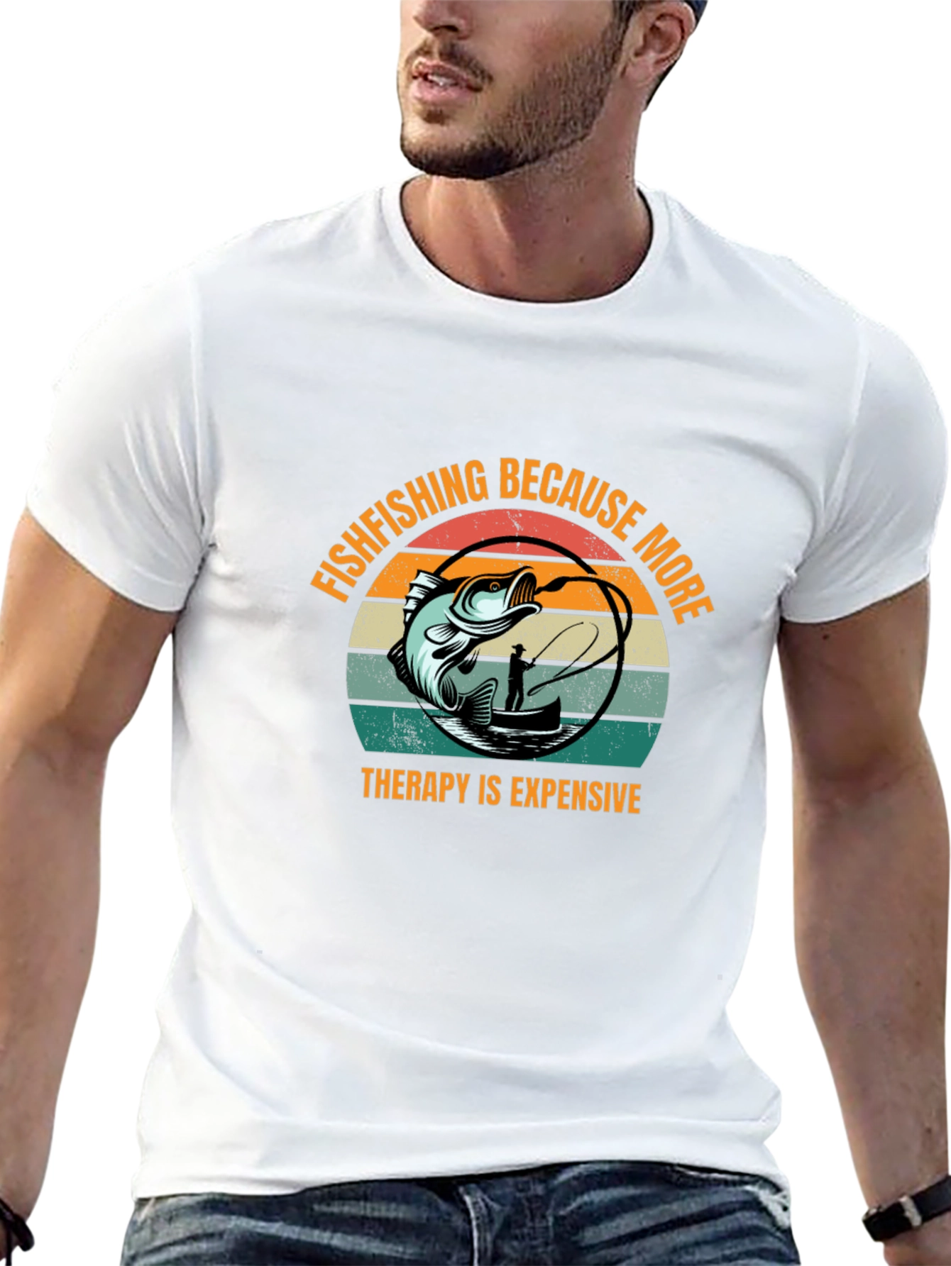 Fishing T-Shirt: Therapy Is Expensive!