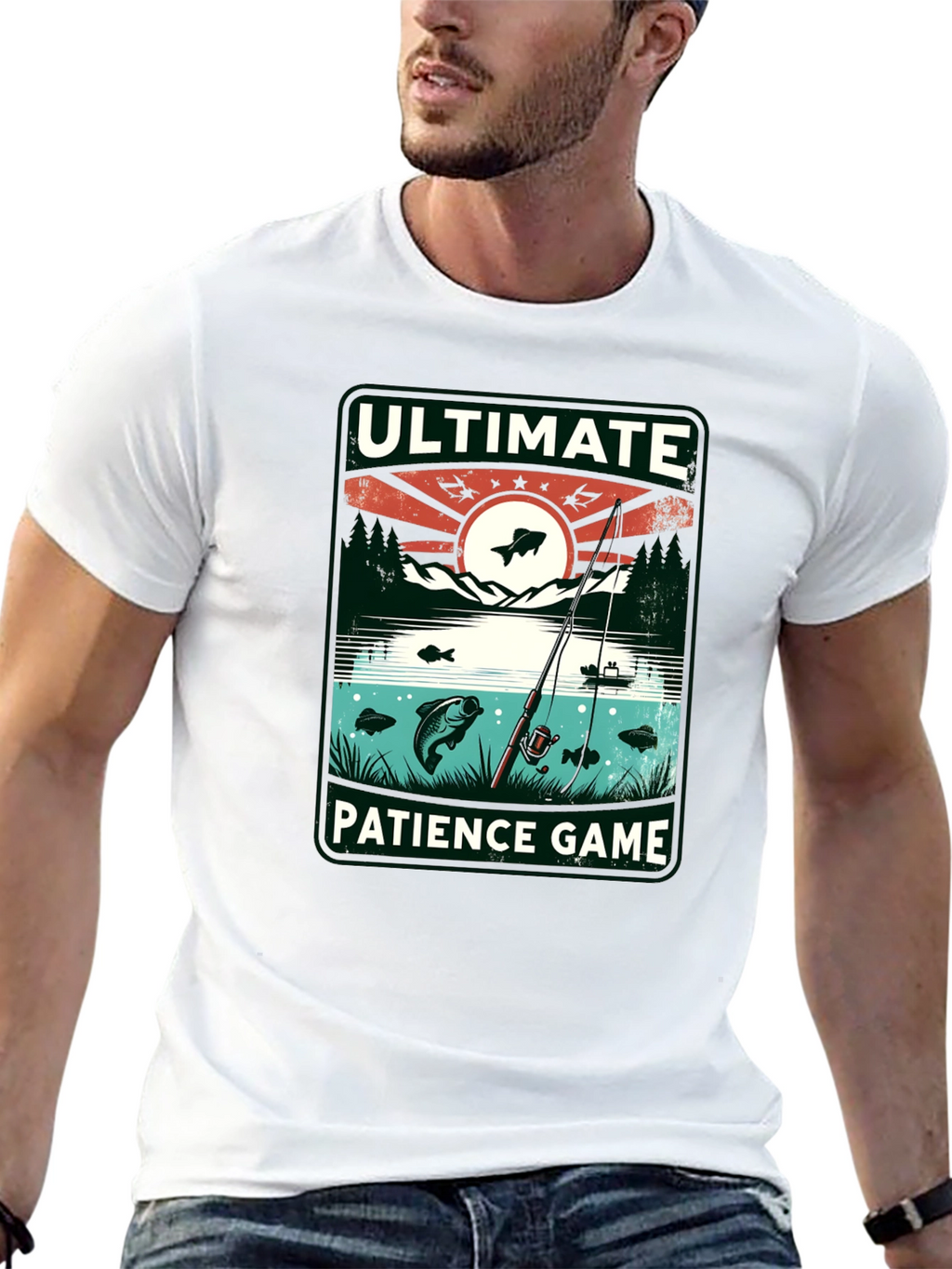 Ultimate Patience Game Fishing T-Shirt