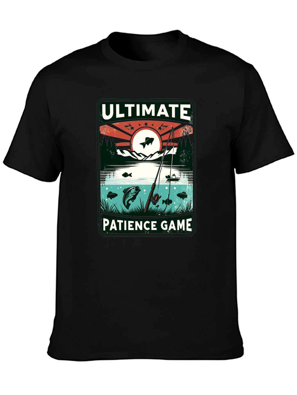 Ultimate Patience Game Fishing T-Shirt