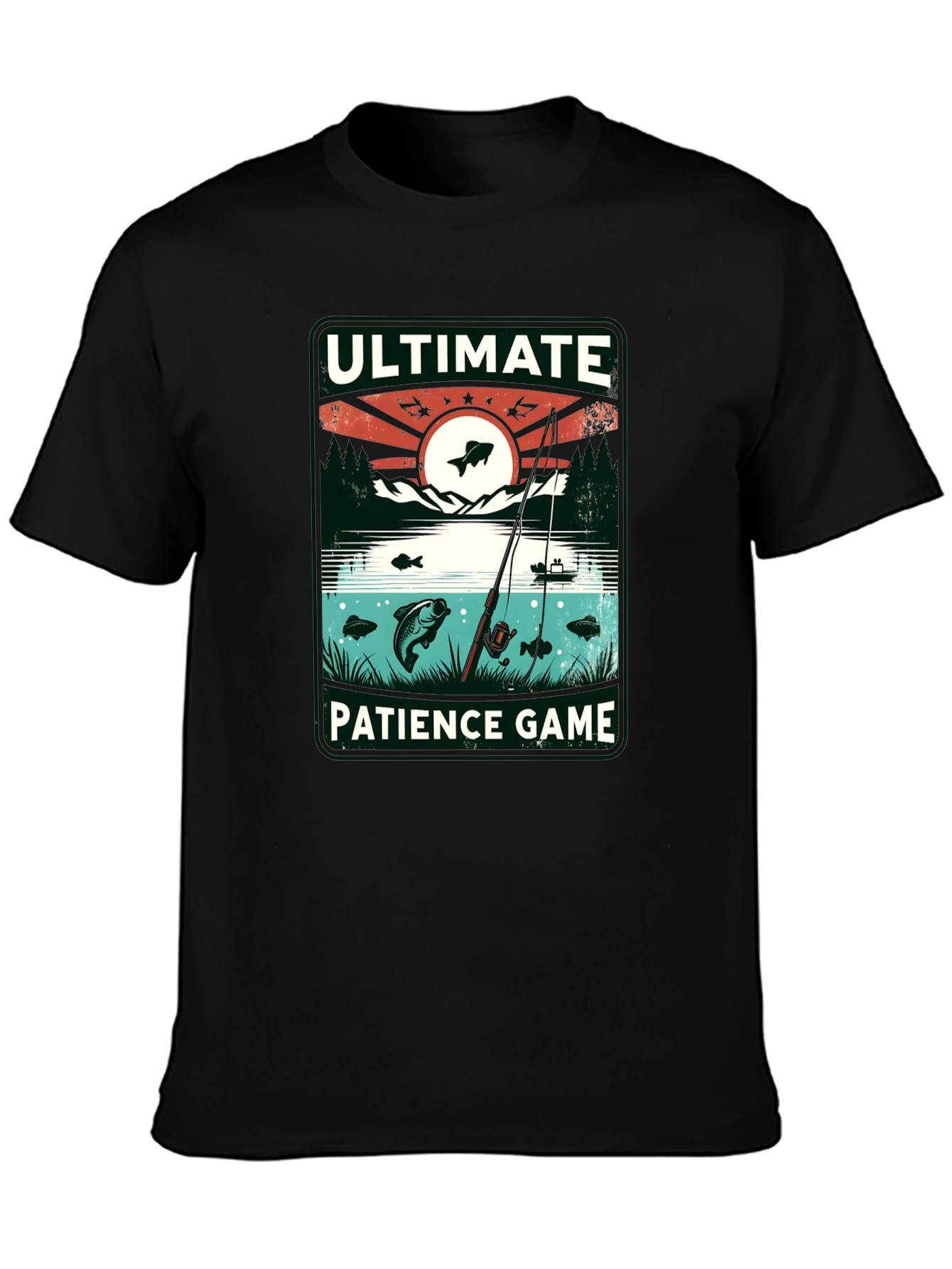 Ultimate Patience Game Fishing T-Shirt