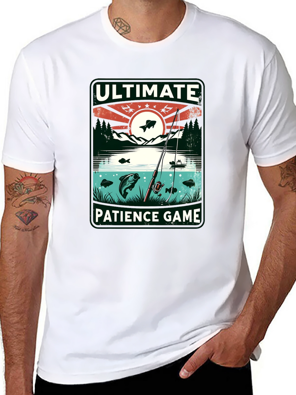 Ultimate Patience Game Fishing T-Shirt