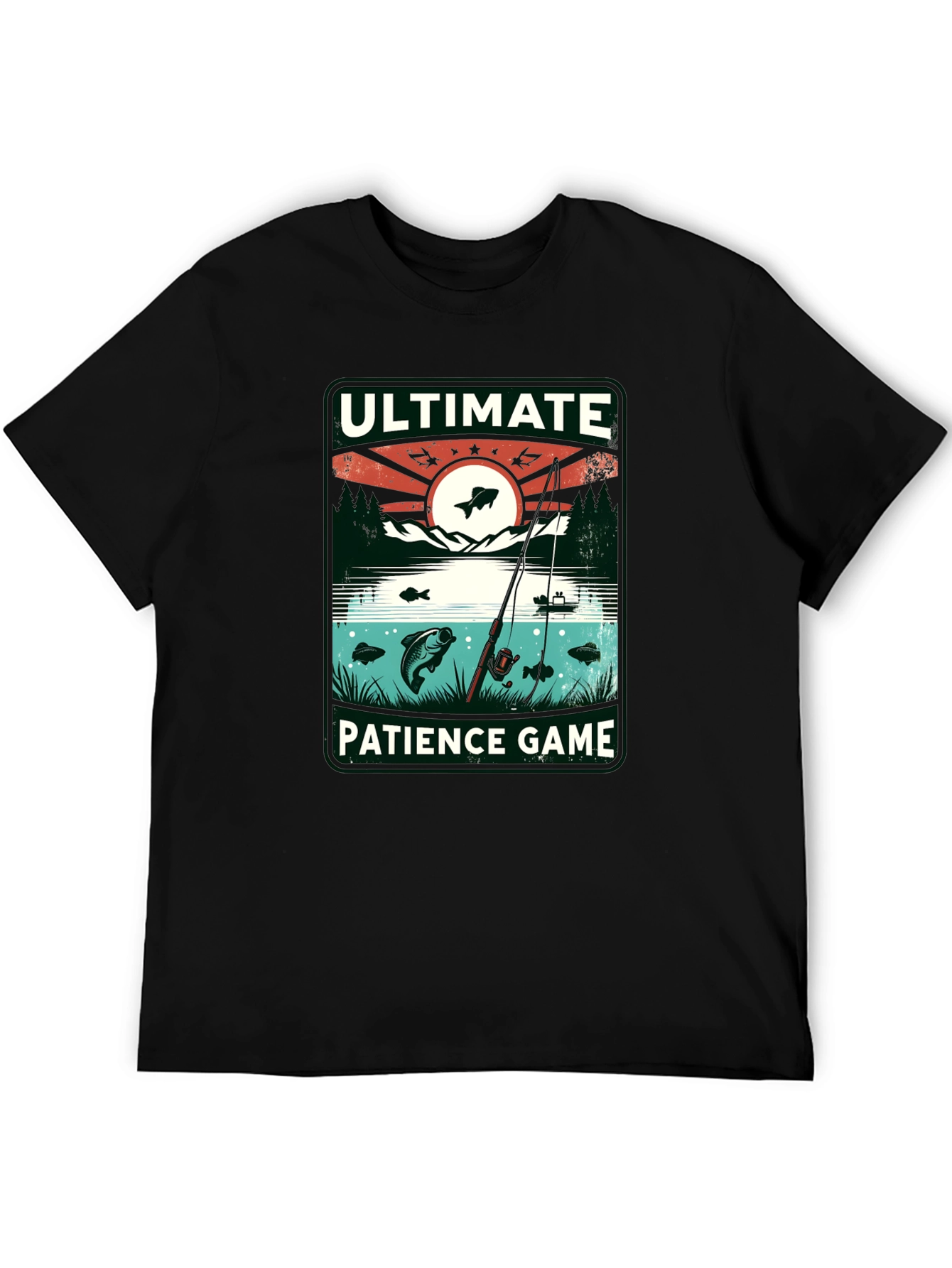 Ultimate Patience Game Fishing T-Shirt