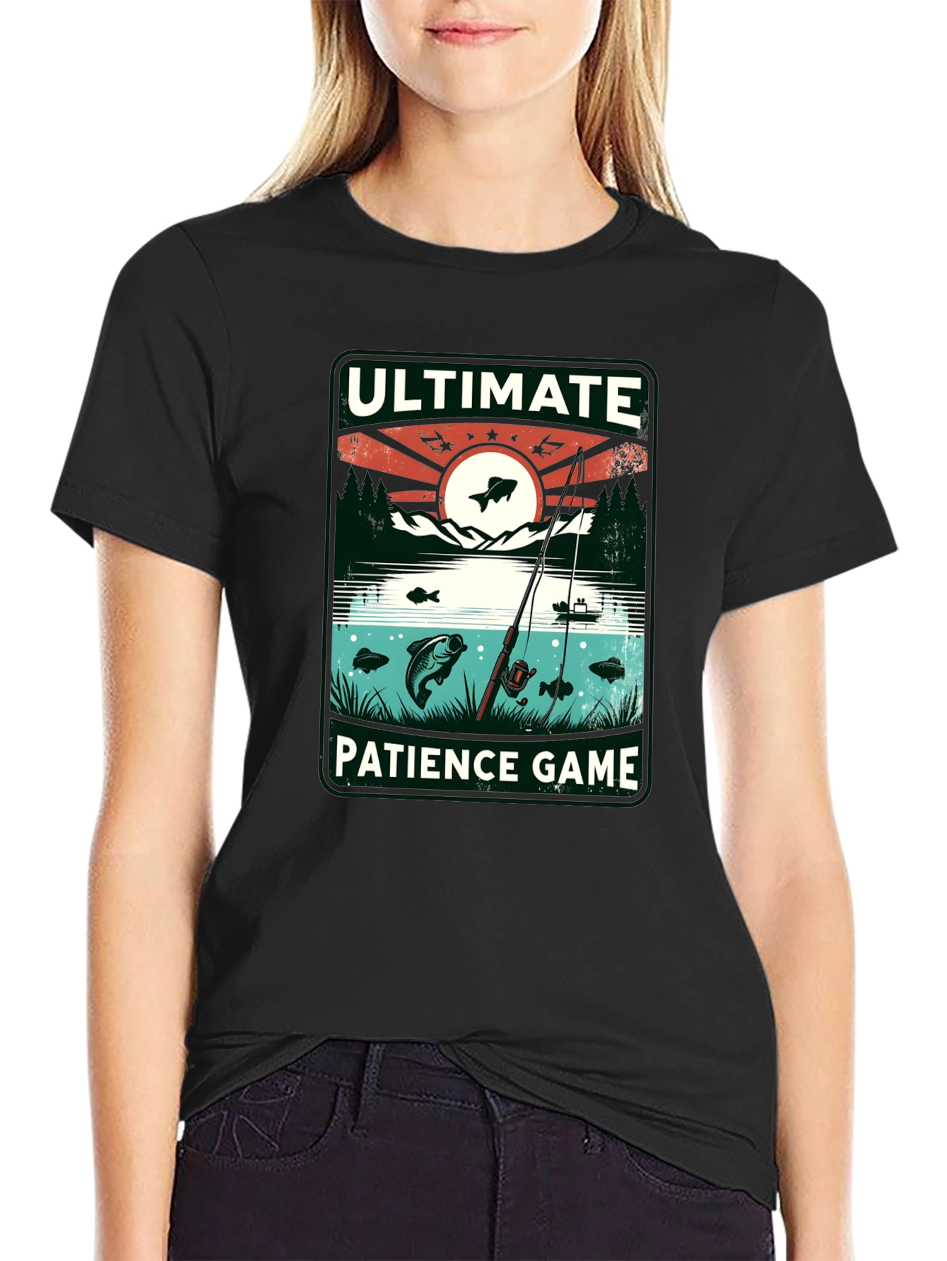 Ultimate Patience Game Fishing T-Shirt