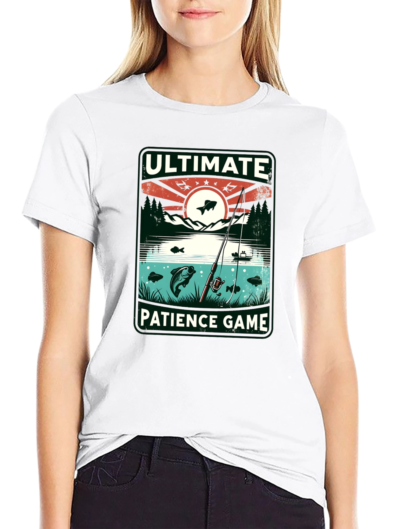 Ultimate Patience Game Fishing T-Shirt
