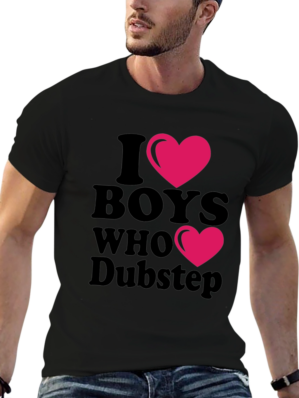 I Heart Boys Who Dubstep Graphic Tee