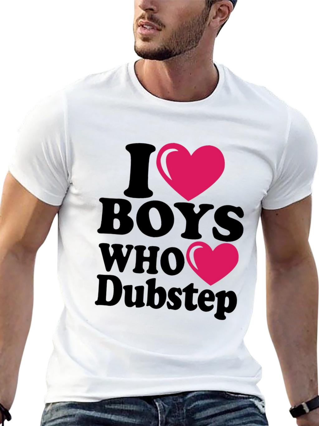 I Heart Boys Who Dubstep Graphic Tee
