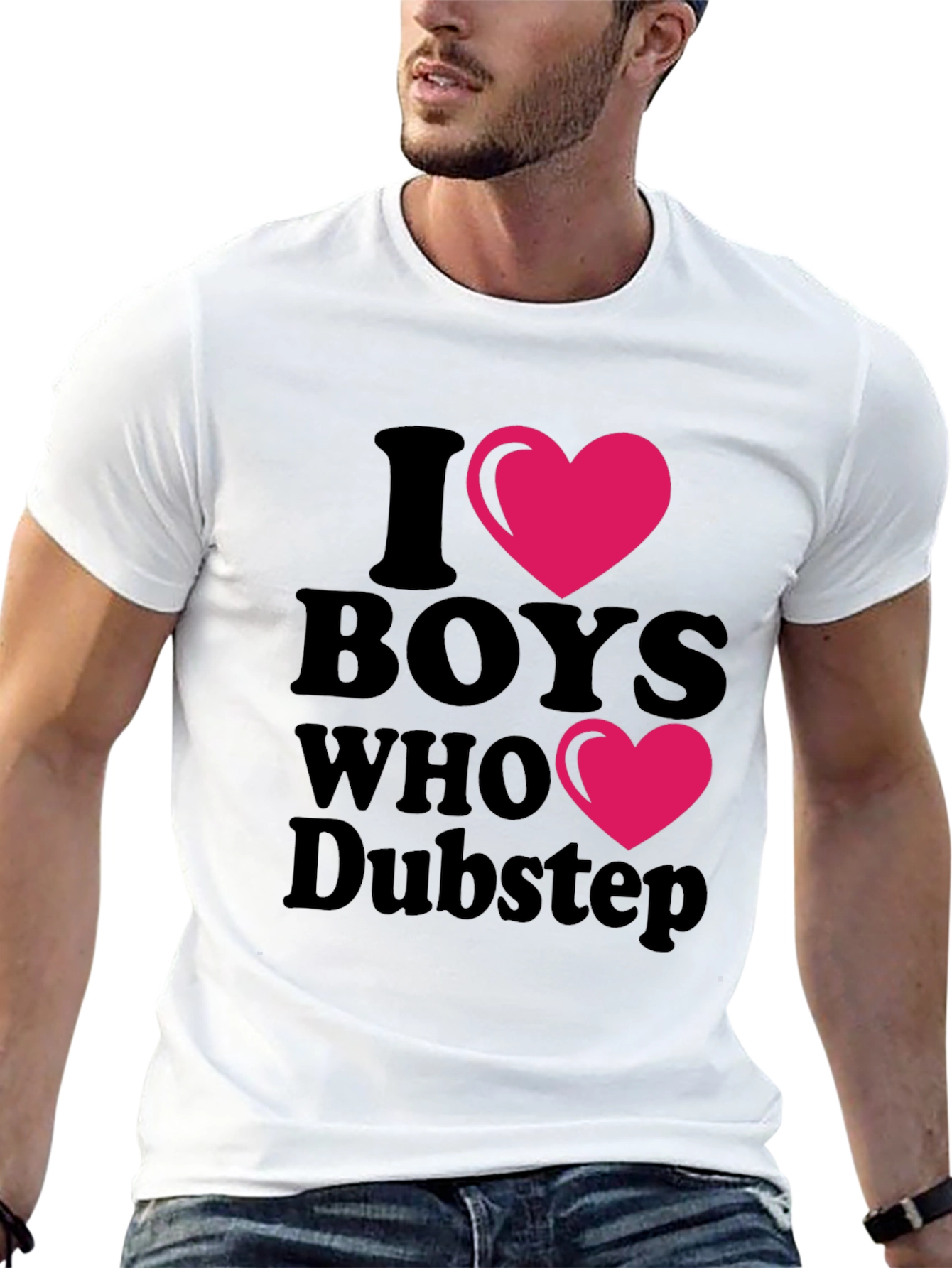 I Heart Boys Who Dubstep Graphic Tee