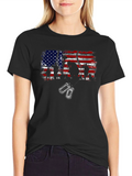 Patriotic US Flag Veteran Thank You T-Shirt