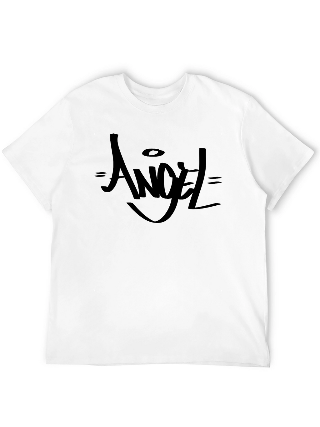 Angel Graphic Black T-Shirt