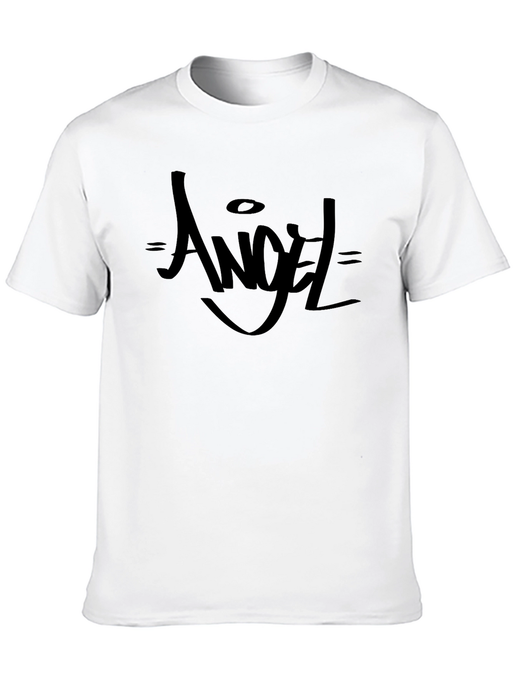 Angel Graphic Black T-Shirt