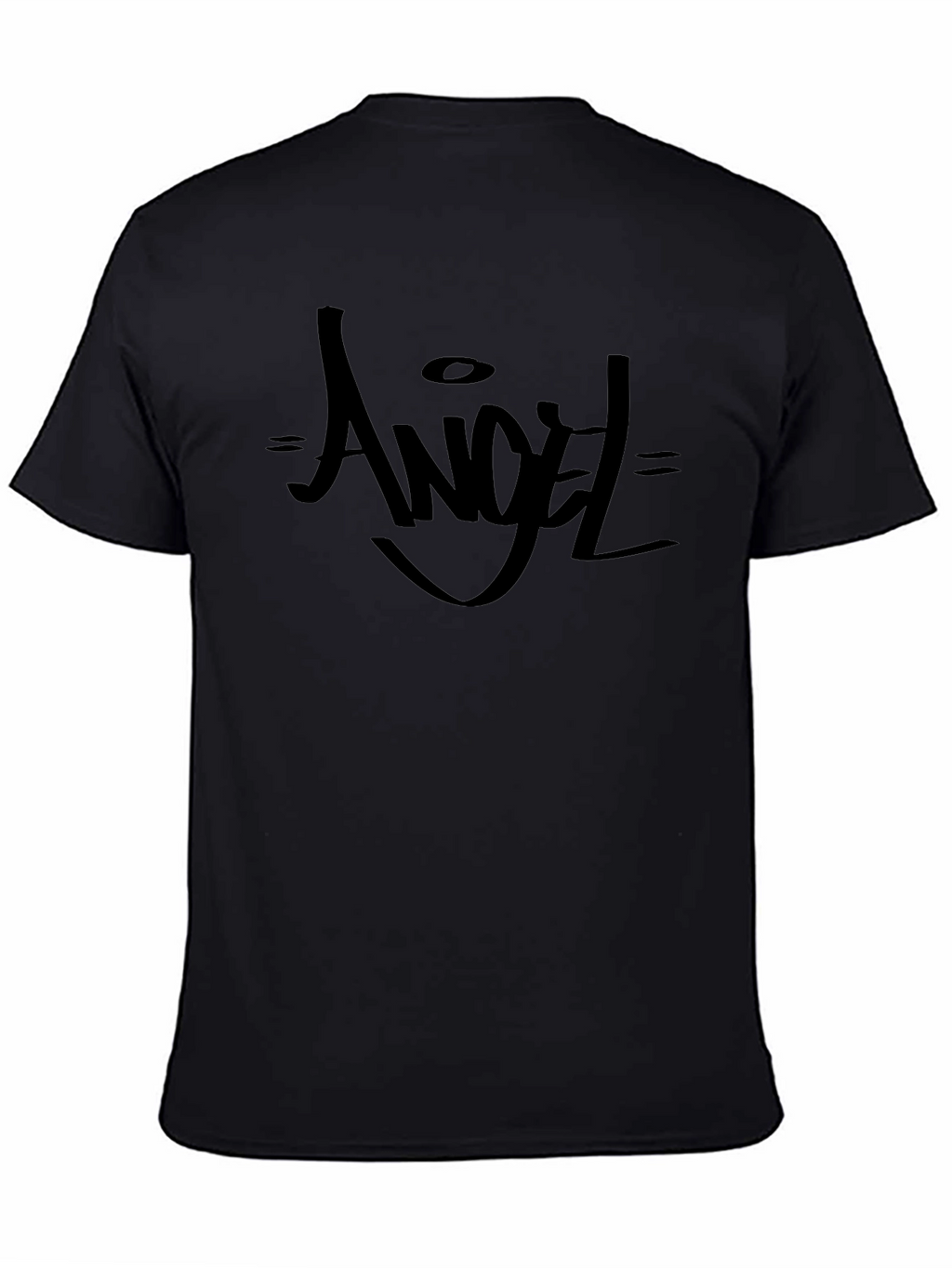 Angel Graphic Black T-Shirt