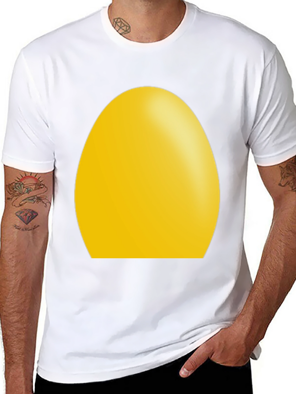 Egg Graphic Black T-Shirt