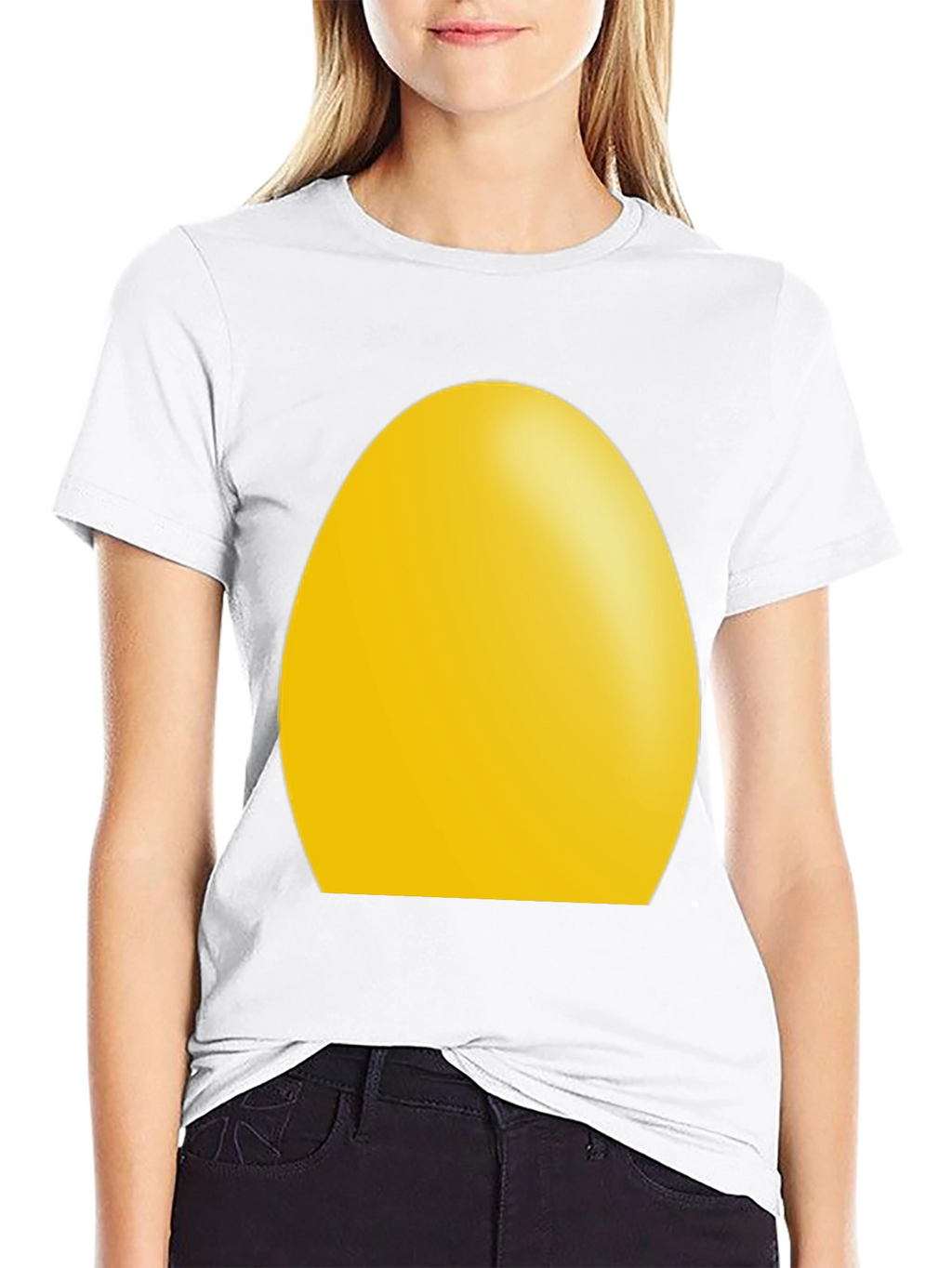 Egg Graphic Black T-Shirt