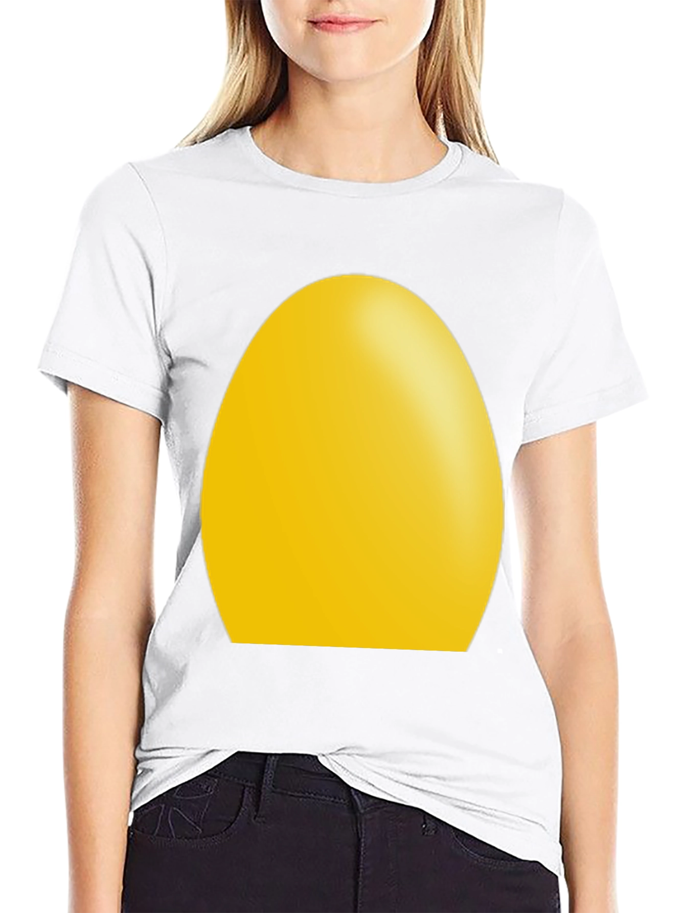Egg Graphic Black T-Shirt