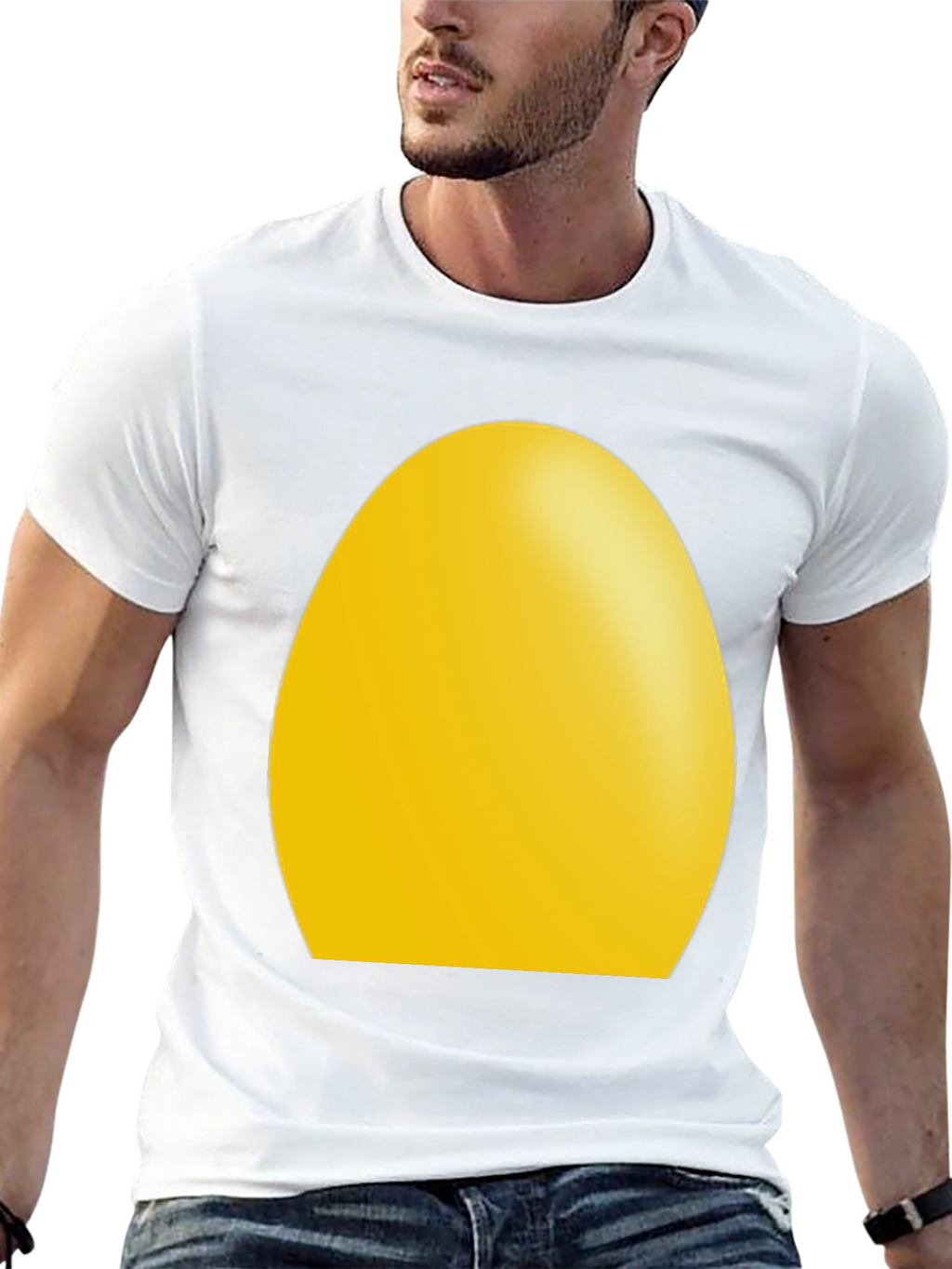 Egg Graphic Black T-Shirt