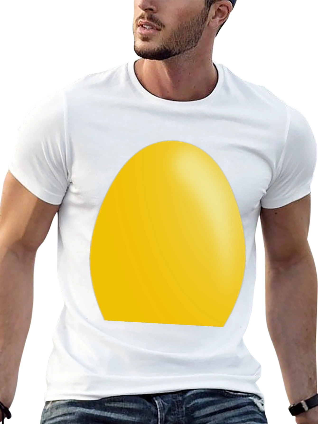 Egg Graphic Black T-Shirt
