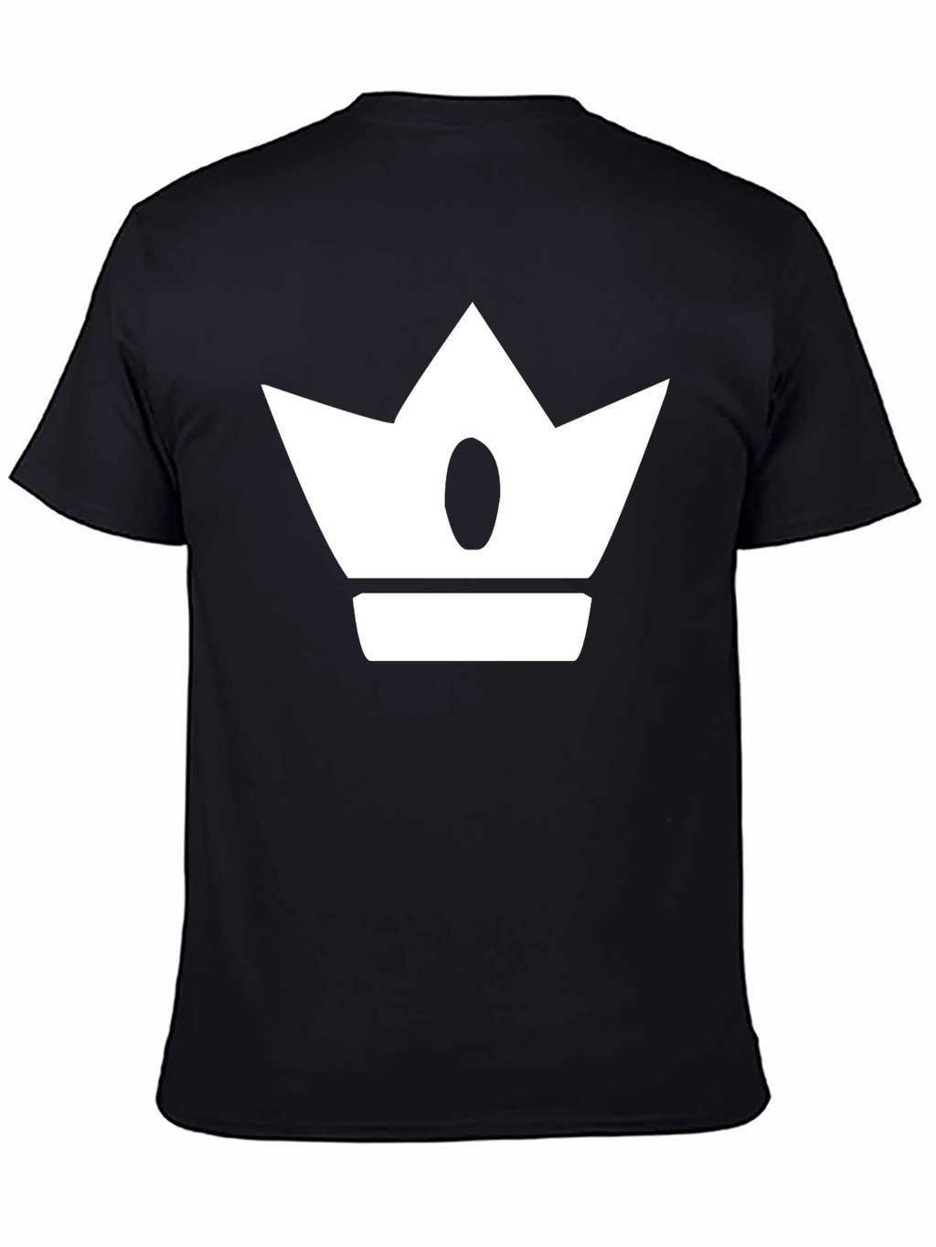 Crown Graphic Print Mens Black T-Shirt