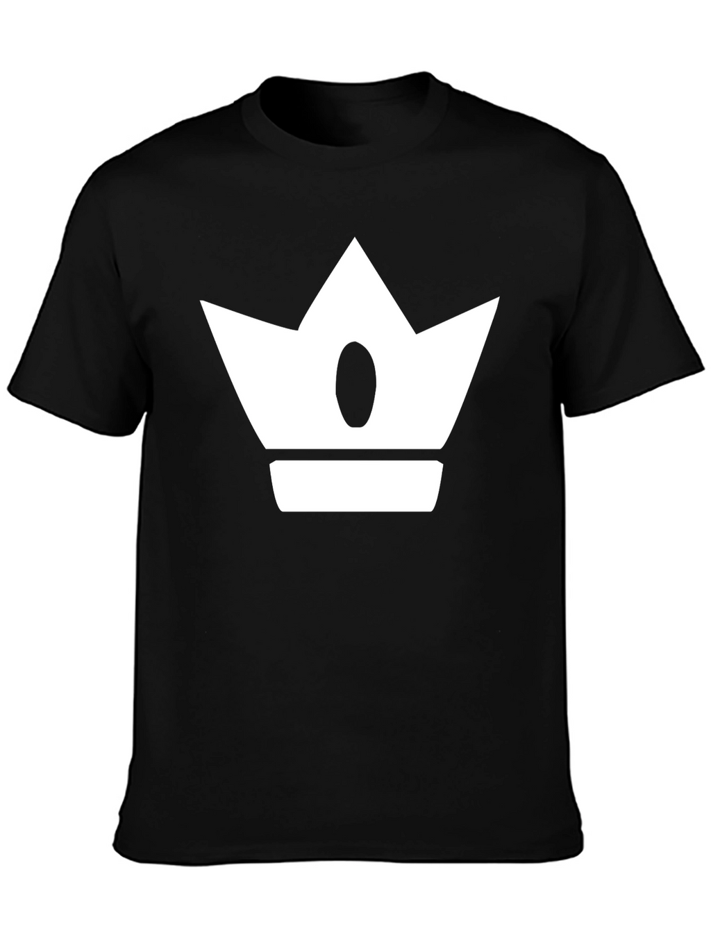 Crown Graphic Print Mens Black T-Shirt