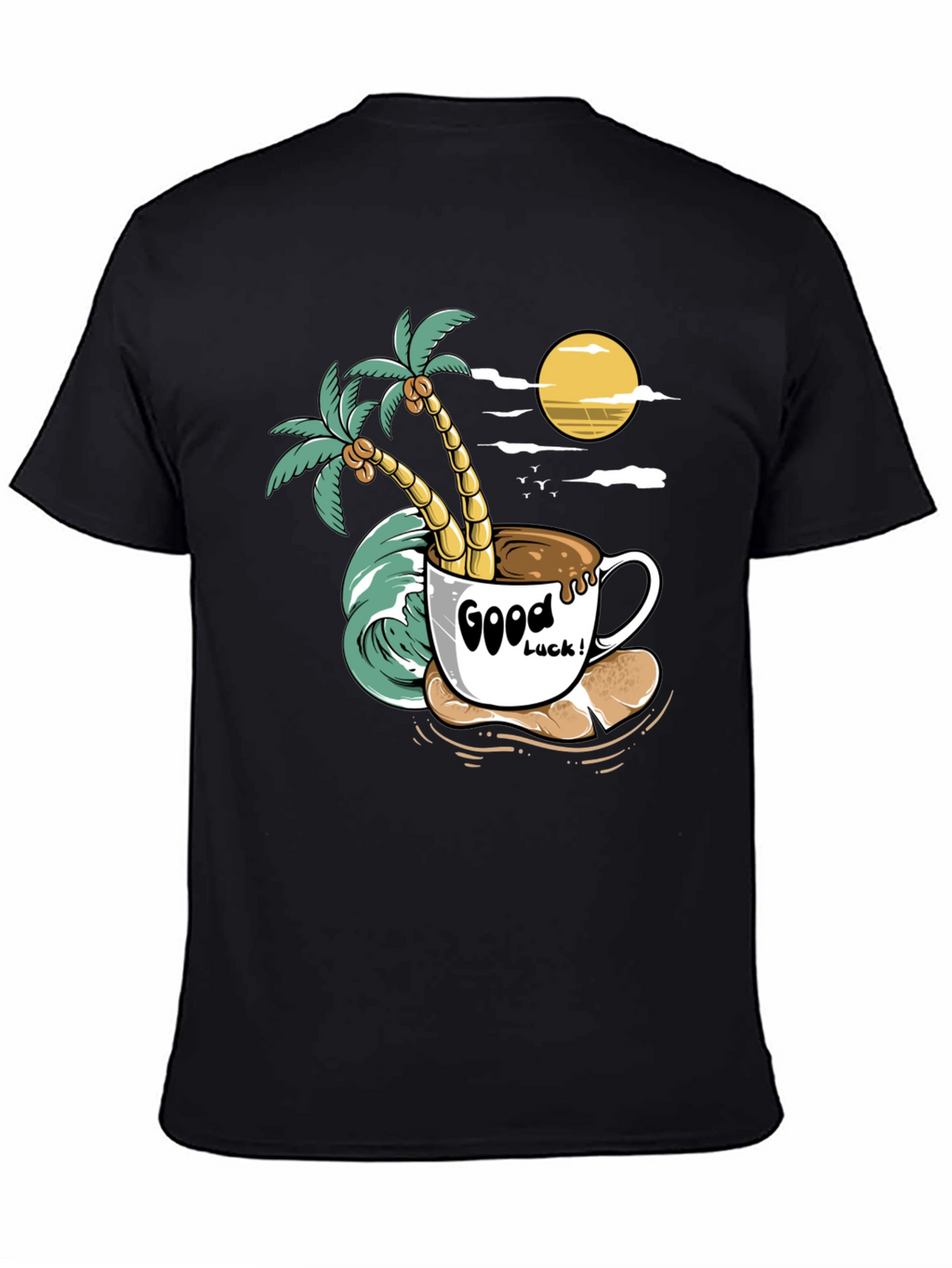 Tropical Coffee Graphic Tee