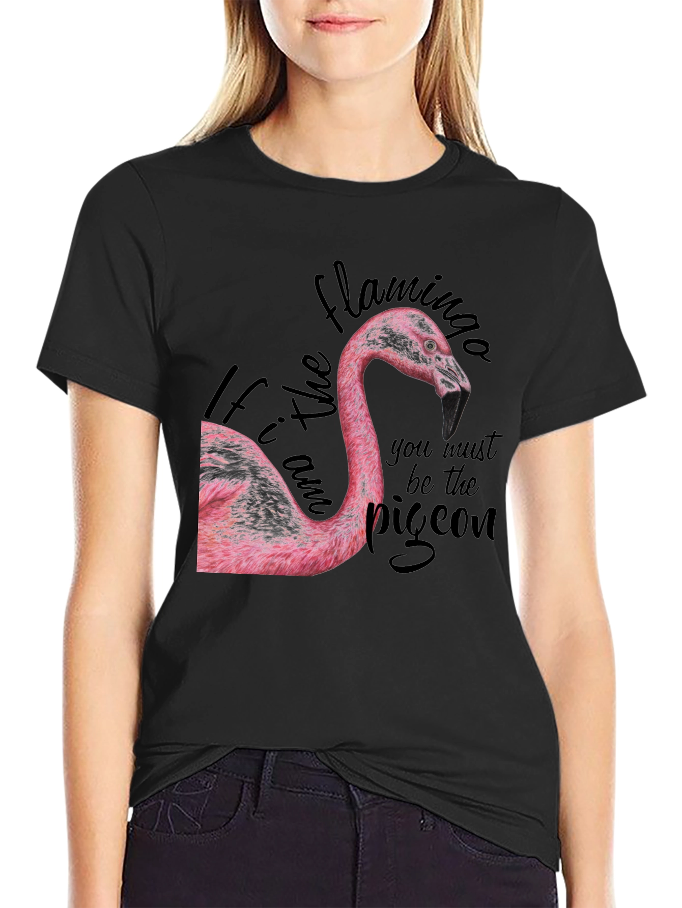 Flamingo Graphic Tee - Be The Flamingo