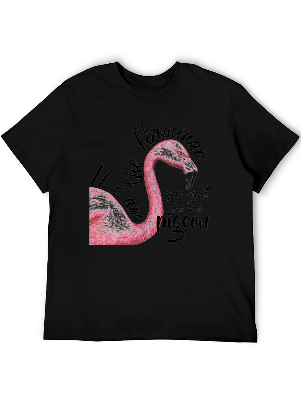 Flamingo Graphic Tee - Be The Flamingo