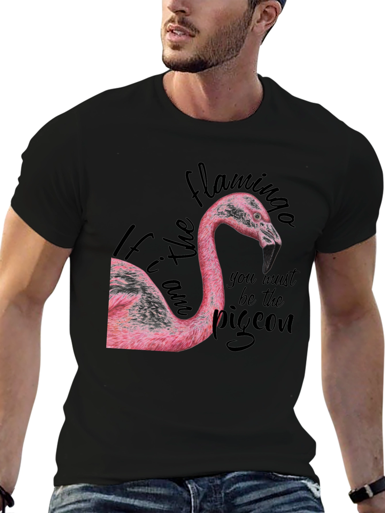 Flamingo Graphic Tee - Be The Flamingo