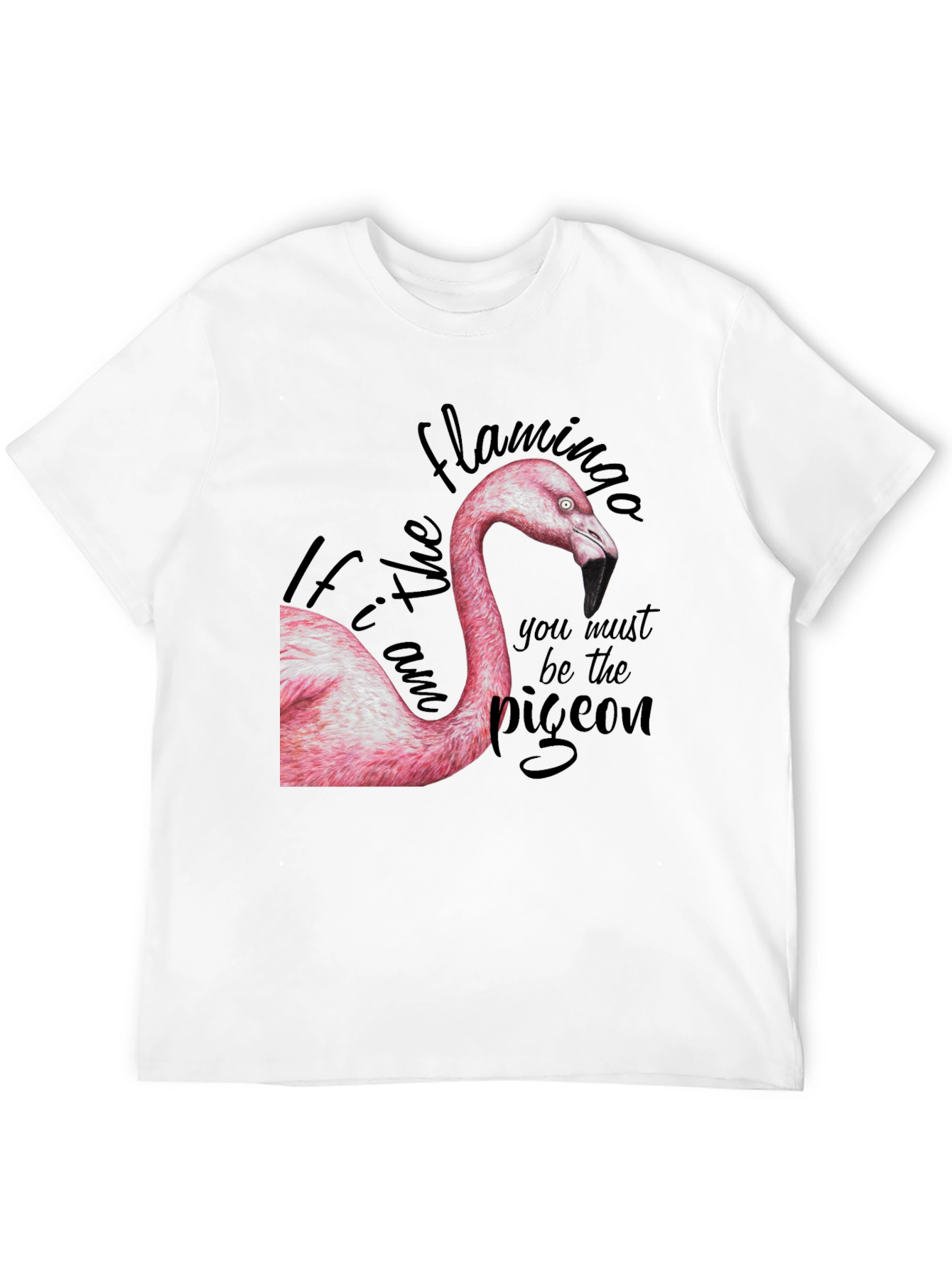 Flamingo Graphic Tee - Be The Flamingo