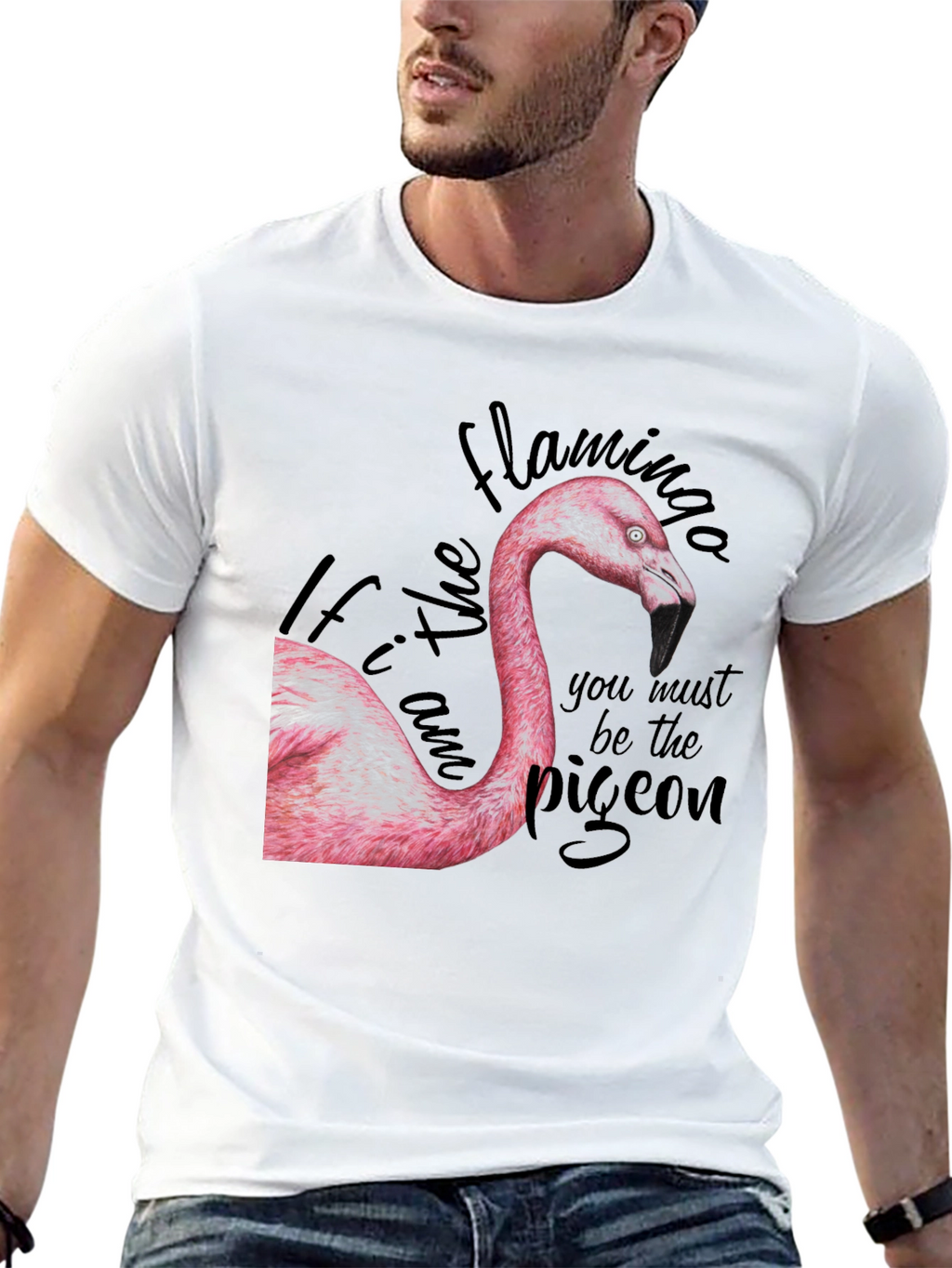 Flamingo Graphic Tee - Be The Flamingo