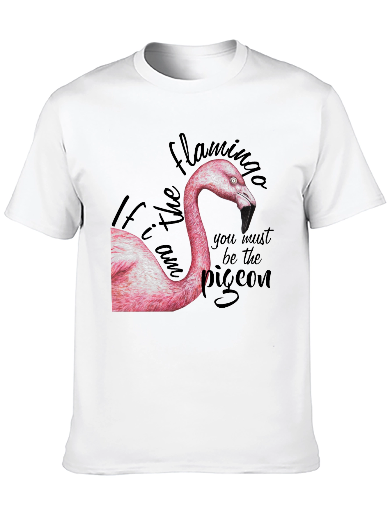 Flamingo Graphic Tee - Be The Flamingo