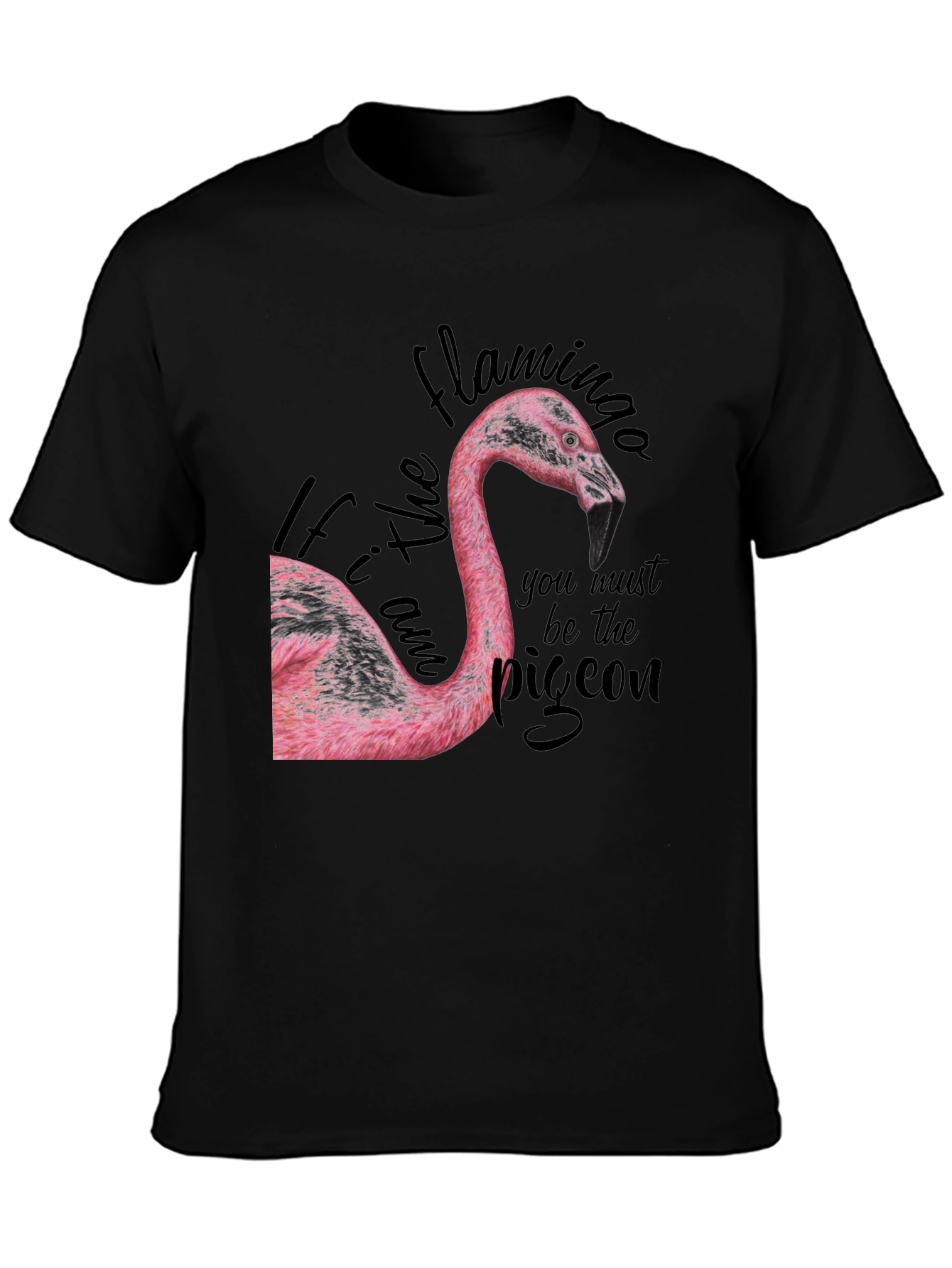 Flamingo Graphic Tee - Be The Flamingo