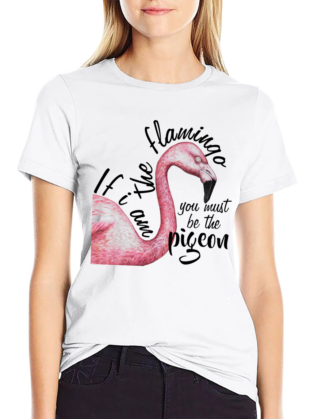 Flamingo Graphic Tee - Be The Flamingo