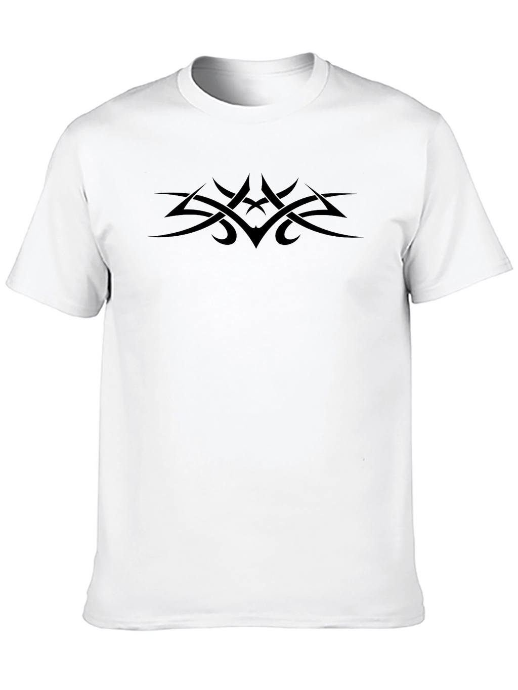 Tribal Tattoo Graphic T-Shirt - Classic Black