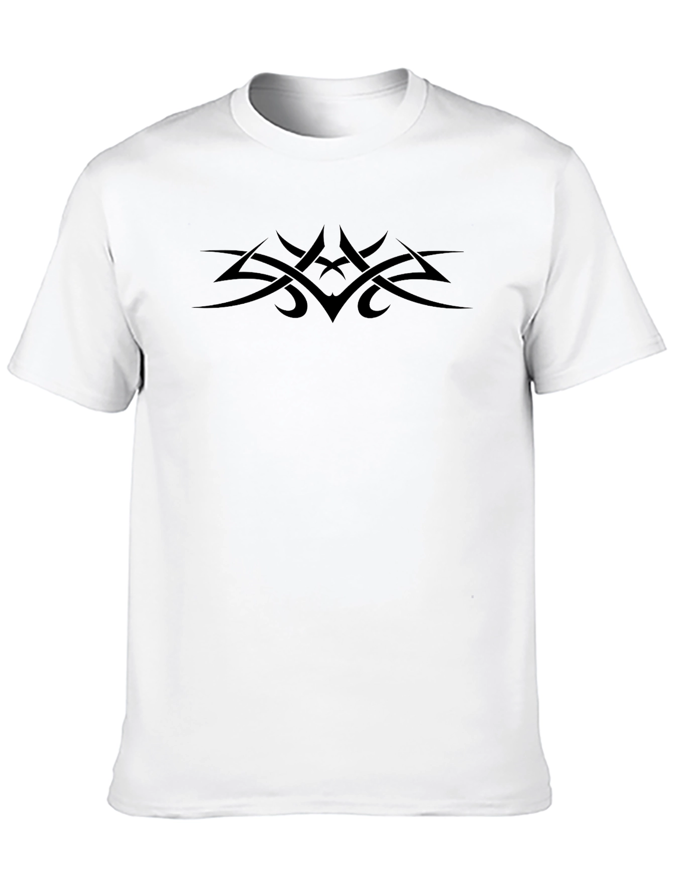 Tribal Tattoo Graphic T-Shirt - Classic Black