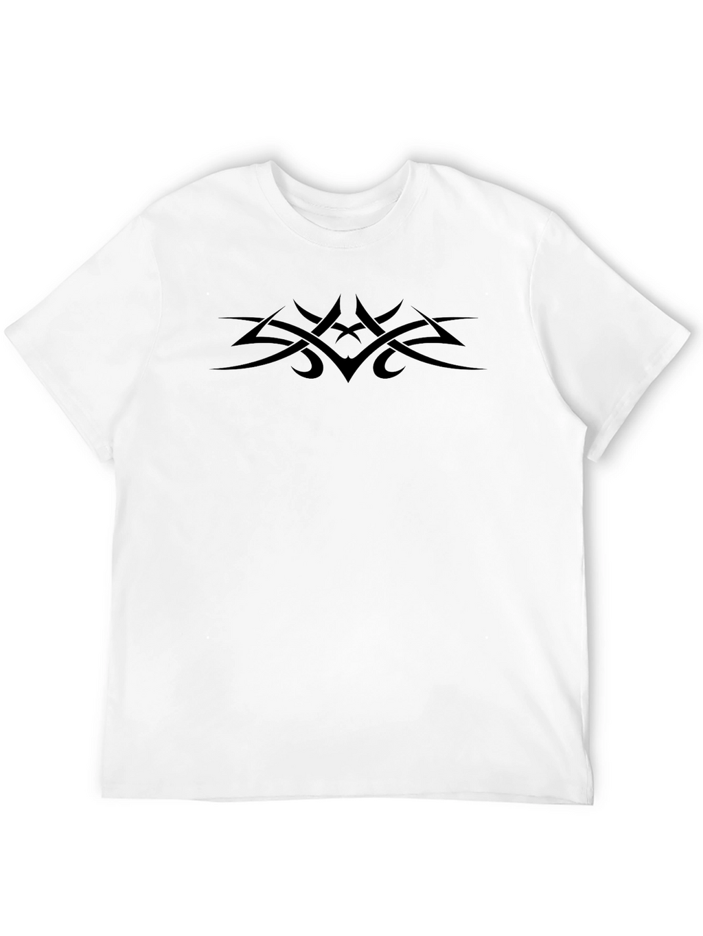 Tribal Tattoo Graphic T-Shirt - Classic Black