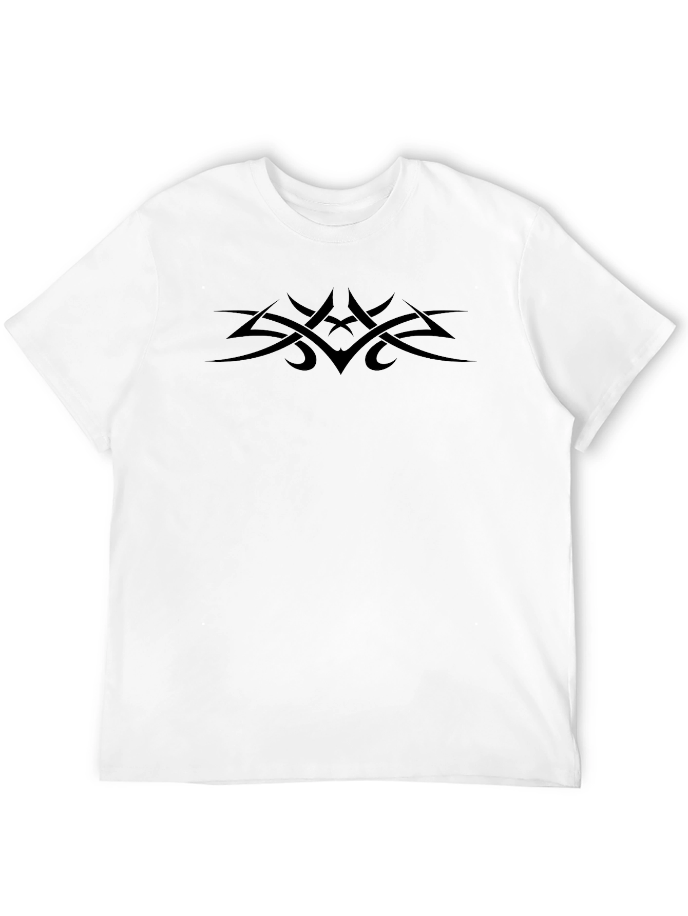 Tribal Tattoo Graphic T-Shirt - Classic Black