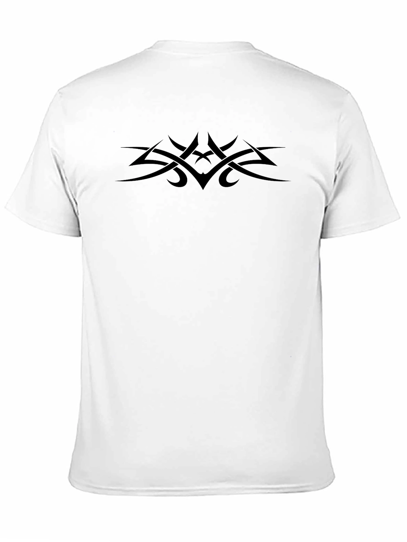 Tribal Tattoo Graphic T-Shirt - Classic Black