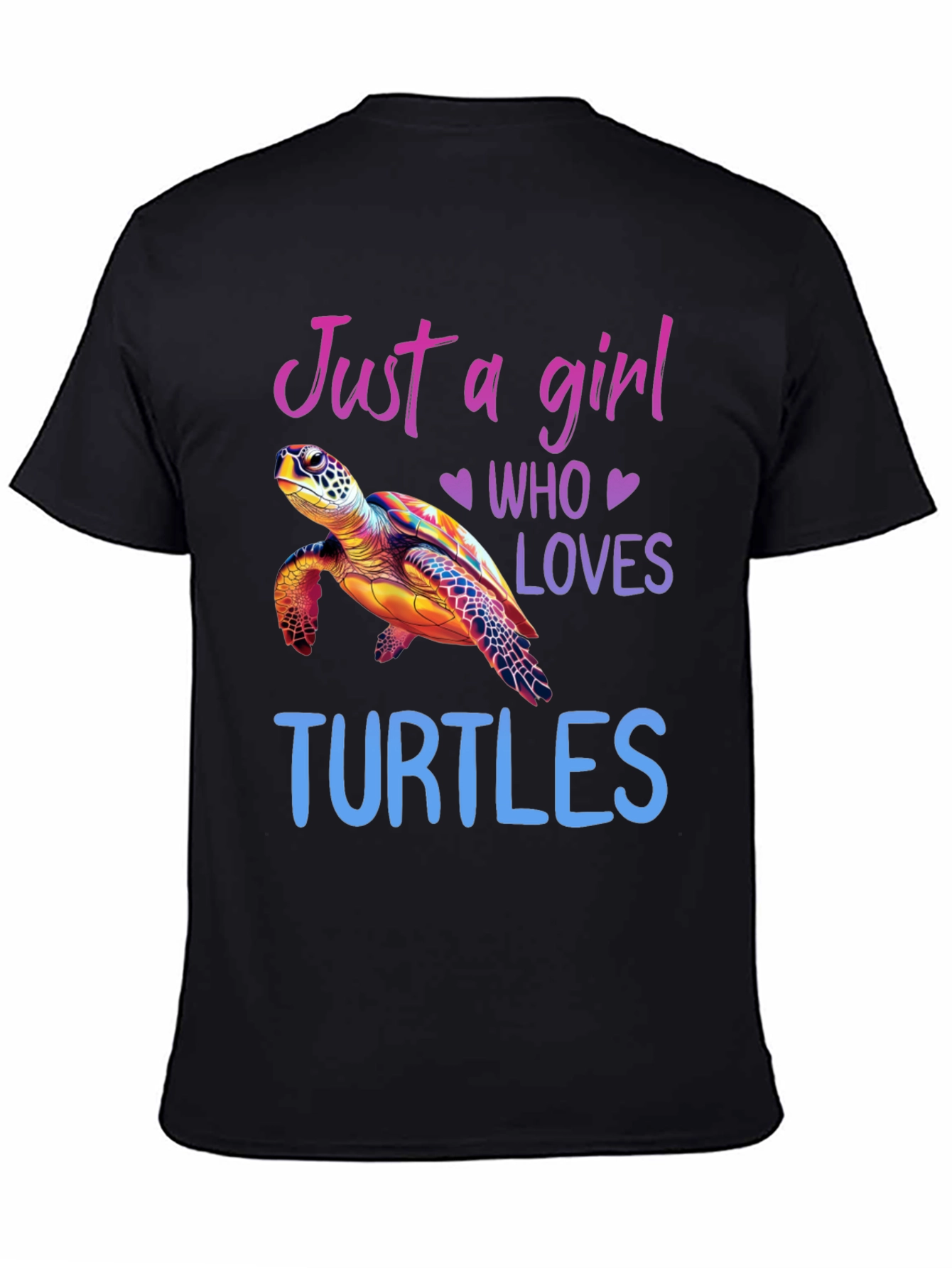 Just A Girl Who Loves Turtles Graphic Tee