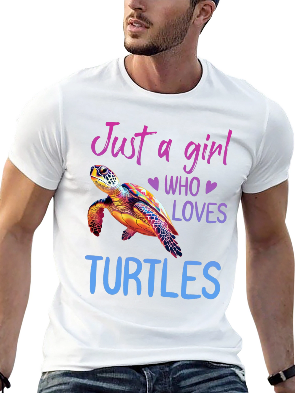 Just A Girl Who Loves Turtles Graphic Tee