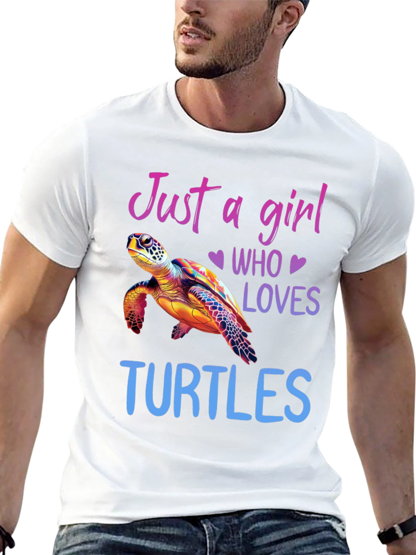 Just A Girl Who Loves Turtles Graphic Tee