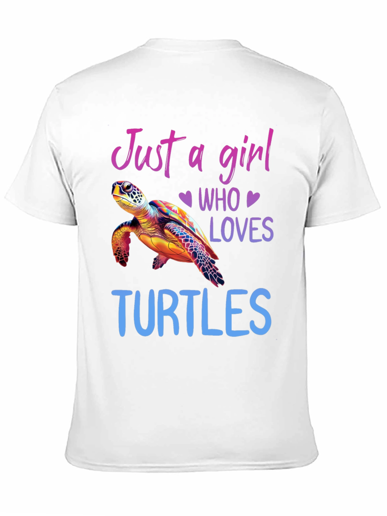 Just A Girl Who Loves Turtles Graphic Tee
