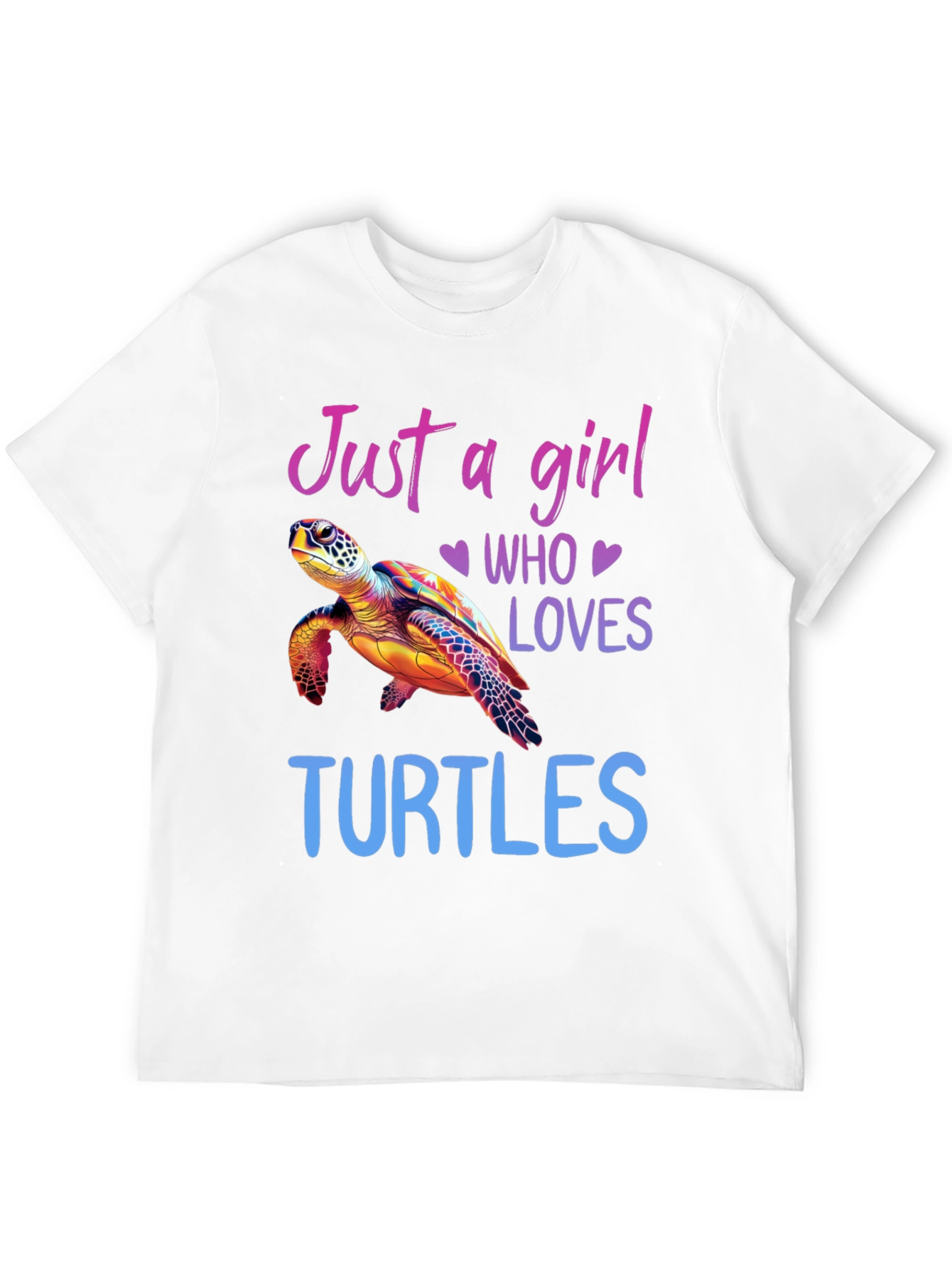 Just A Girl Who Loves Turtles Graphic Tee